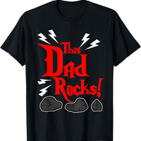 Mens Dad Rock Collector Geologist Fathers Day Geology Collecting T-Shirt