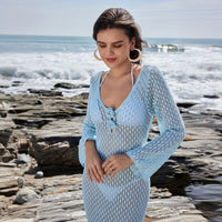 Beach Skirt Women's Knitted Floating Flower Beach