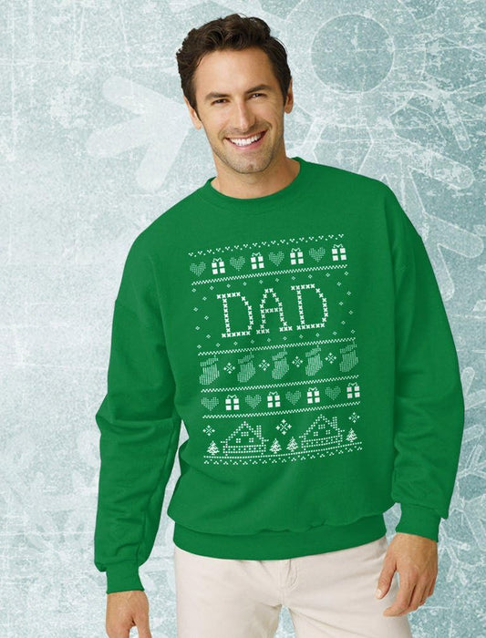 Funny Gift for Dad Dad'S Ugly Christmas Sweater Sweatshirt