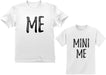 Dad and Son Matching T-Shirts Funny Me & Mini Me Matching Set Outfit
