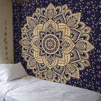 Hanging beach towels and beach blankets