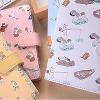 King Valley Ukiyoga Large 32K Creative Cartoon Magnetic Buckle Notebook Notebook Books New