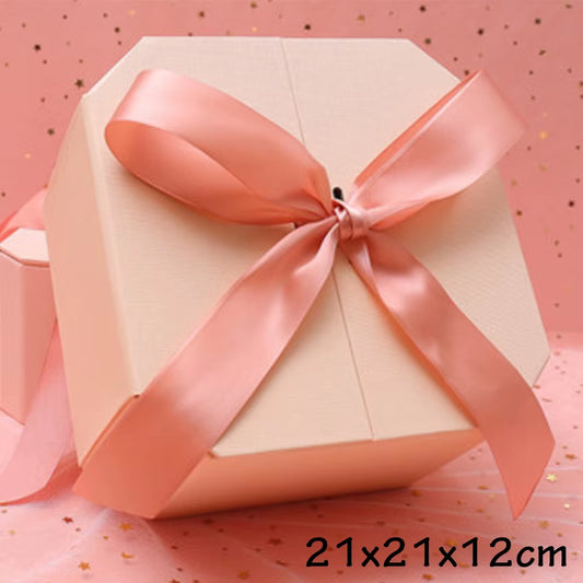 Black Red Heart Shaped Gifts Box with Bows Valentines Day Presents Packaing Boxes Anniversary Surprise Gifts Wedding Decorations