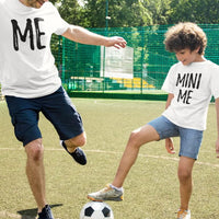 Dad and Son Matching T-Shirts Funny Me & Mini Me Matching Set Outfit
