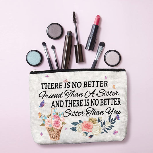 Sister Gifts,Sisters Gifts from Sister,Sister Birthday Gifts from Sister,Sister Appreciation Gifts,Gifts for Sisters,Sister Bday Gifts,Bonus Sister Gifts,Sister Cosmetic Bag,Sister Mirror