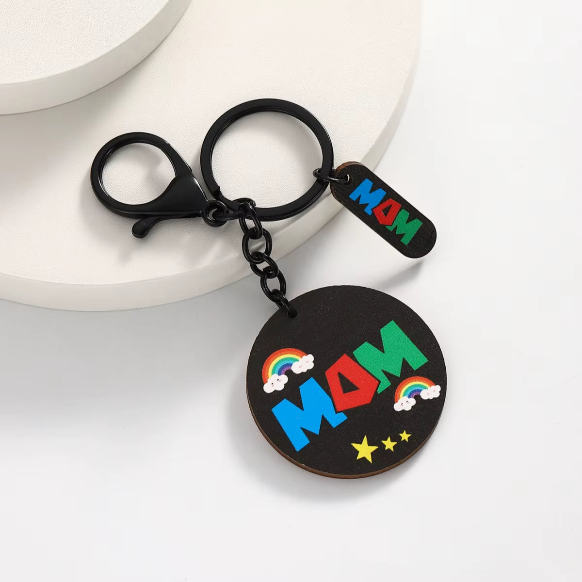 1Pc Mom and Super Daddy Keychain - Heartfelt Mother'S Day and Fathers Day Gift from Daughter Son