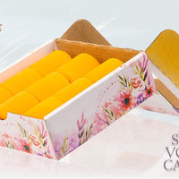 Scented Votive Candles - Winter Orange Votive Candles -12 Hour Burn Time - 9 Pack - European Made