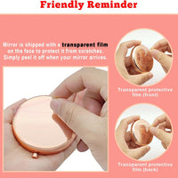 Girls Weekend Gifts Compact Mirror Trip Gifts for Best Friends Getaway Weekend Gifts Friendship Gifts BFF Gifts Sister Vacation Gifts Folding Makeup Mirror Girls Travel Gifts Graduation Gifts