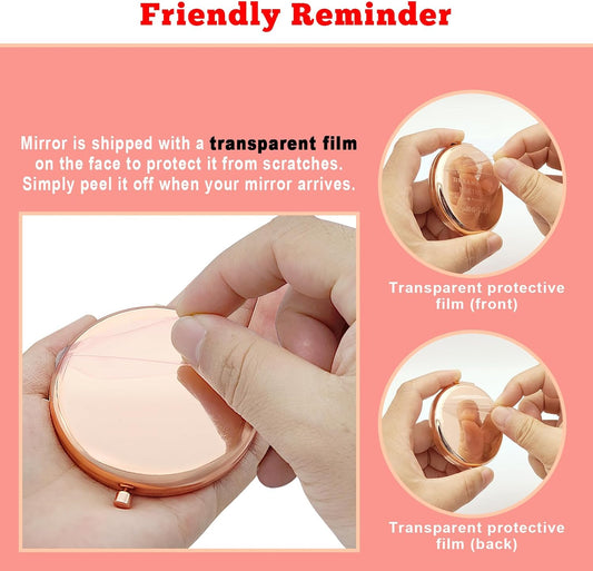 Girls Weekend Gifts Compact Mirror Trip Gifts for Best Friends Getaway Weekend Gifts Friendship Gifts BFF Gifts Sister Vacation Gifts Folding Makeup Mirror Girls Travel Gifts Graduation Gifts
