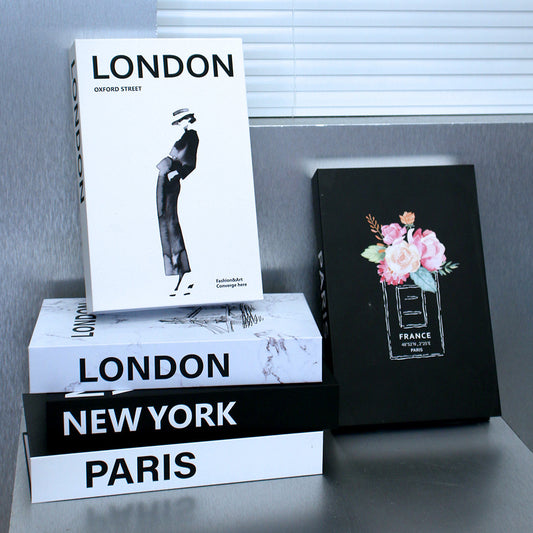 Fashion Simple Style Prop Books Fake Book Magazine Ornaments