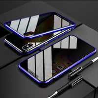 Phone Case Anti-peep Magnetic Protective Shell Magnetic Privacy Glass Case For Phone