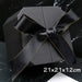 Black Red Heart Shaped Gifts Box with Bows Valentines Day Presents Packaing Boxes Anniversary Surprise Gifts Wedding Decorations