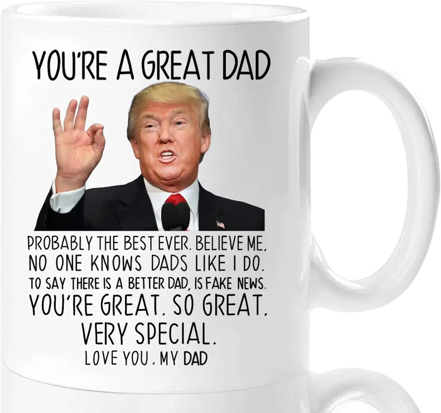 Funny Dad Gifts from Daughter Son, You'Re a Great Dad Coffee Mug, Birthday Gifts, Gag Gifts for Cup, Father'S Day Present