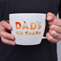 Gifts for Dad –Dad’S Ice Cream Bowl and Engraved Spoon Dad’S Ice Cream Shovel – Ideal Father’S Day Gift, Christmas Gift or Birthday Gift (Dad)