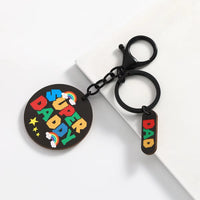 1Pc Mom and Super Daddy Keychain - Heartfelt Mother'S Day and Fathers Day Gift from Daughter Son