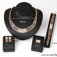 Fashion 18K Gold Plated Jewelry Set