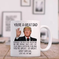Funny Dad Gifts from Daughter Son, You'Re a Great Dad Coffee Mug, Birthday Gifts, Gag Gifts for Cup, Father'S Day Present