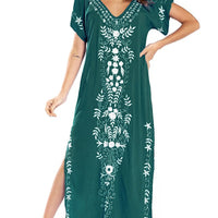 Women's Beach Blouse Print Beach Dress