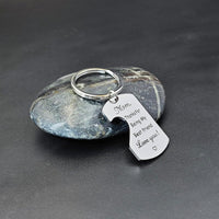 Family Love Necklace & Keychain Gift for Dad Mom and Daughter - Daddy'S Girl Heart Pendant for Girl,Birthday Father'S Day Keepsake for Parents Childen Kids.