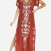 Women's Beach Blouse Print Beach Dress