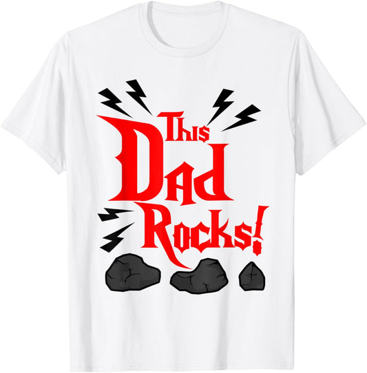 Mens Dad Rock Collector Geologist Fathers Day Geology Collecting T-Shirt