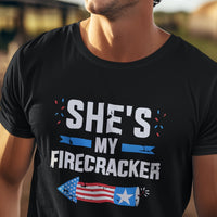 Independence Day Gift - Men's Front Directional Printed Short Sleeve T-shirt - Comfortable And Breathable T-shirt - Summer Casual Fashion Top