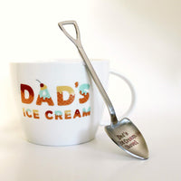 Gifts for Dad –Dad’S Ice Cream Bowl and Engraved Spoon Dad’S Ice Cream Shovel – Ideal Father’S Day Gift, Christmas Gift or Birthday Gift (Dad)