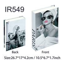 Fashion Simple Style Prop Books Fake Book Magazine Ornaments