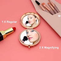 Girls Weekend Gifts Compact Mirror Trip Gifts for Best Friends Getaway Weekend Gifts Friendship Gifts BFF Gifts Sister Vacation Gifts Folding Makeup Mirror Girls Travel Gifts Graduation Gifts