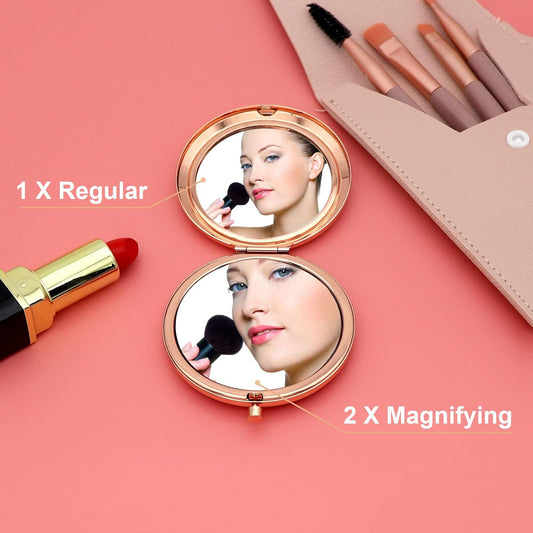 Girls Weekend Gifts Compact Mirror Trip Gifts for Best Friends Getaway Weekend Gifts Friendship Gifts BFF Gifts Sister Vacation Gifts Folding Makeup Mirror Girls Travel Gifts Graduation Gifts