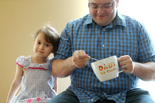 Gifts for Dad –Dad’S Ice Cream Bowl and Engraved Spoon Dad’S Ice Cream Shovel – Ideal Father’S Day Gift, Christmas Gift or Birthday Gift (Dad)