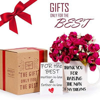 Mothers Day Gifts for Mother in Law Coffee Mug, Father Mother in Law Birthday Gifts from Daughter
