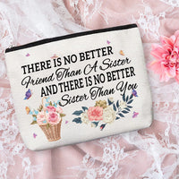 Sister Gifts,Sisters Gifts from Sister,Sister Birthday Gifts from Sister,Sister Appreciation Gifts,Gifts for Sisters,Sister Bday Gifts,Bonus Sister Gifts,Sister Cosmetic Bag,Sister Mirror